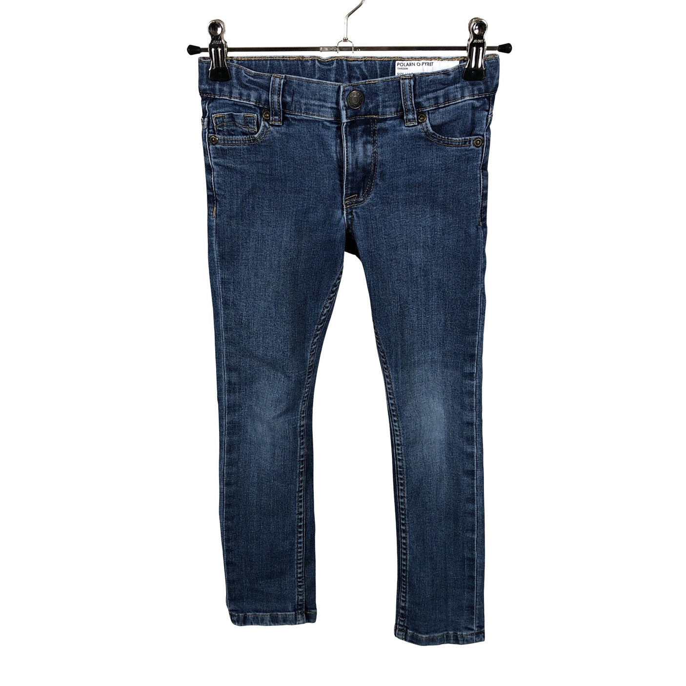 Unisex Polarn O. Pyret - Jeans, size 116 - 122 - Blue (1)