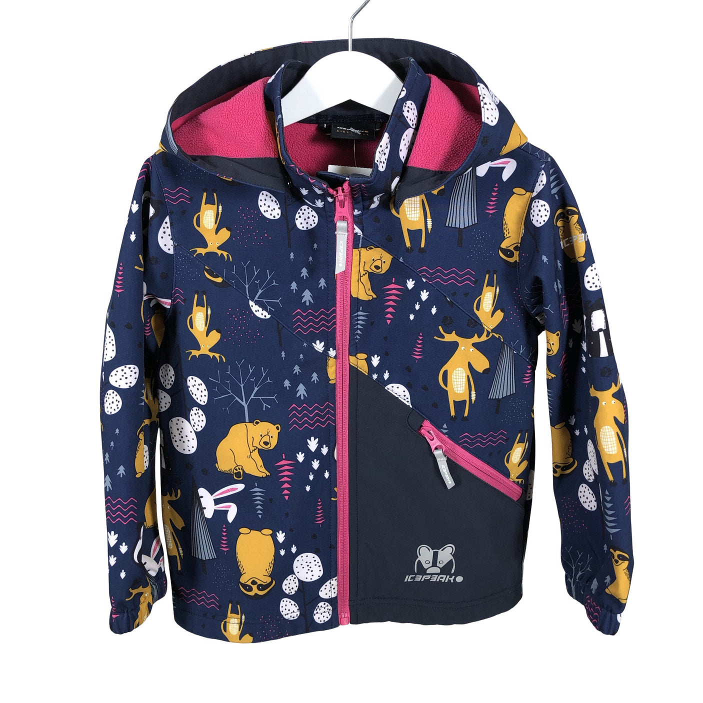 Unisex Icepeak - Soft shell jacket, size 104 - 110 - Blue (1)