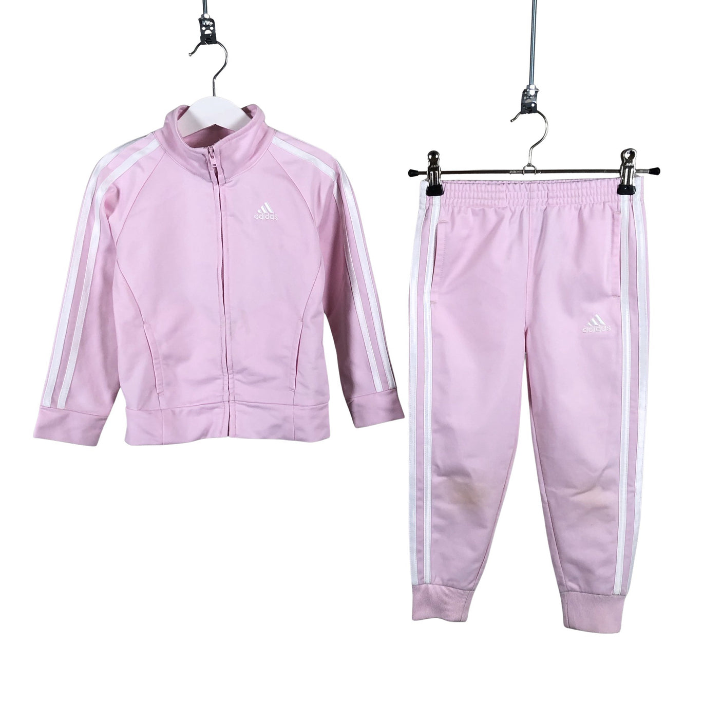 Unisex Adidas - Track jacket, size 98 - 104 - Light pink (1)