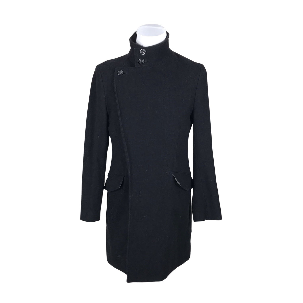 Unisex Red Label - Wool coat, size XXL - Black (1)