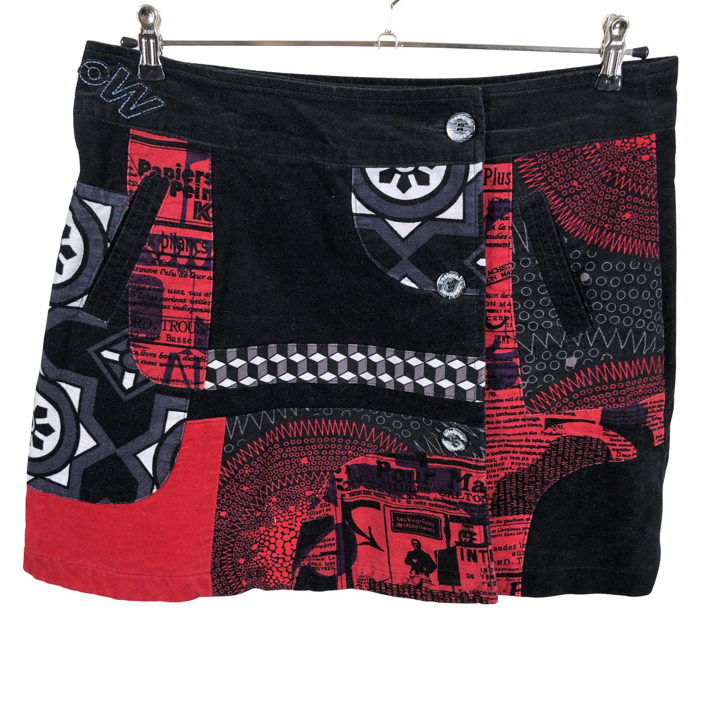 Unisex Desigual - Fabric skirt, size 40 - Black (1)