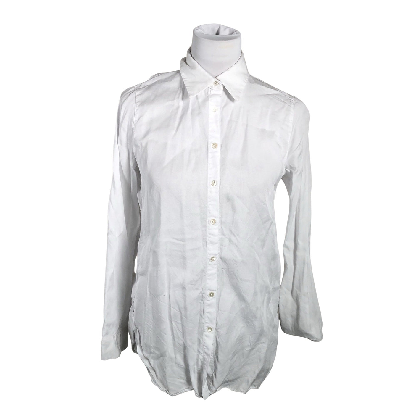 Unisex Massimo Dutti - Collared shirt, size 38 - White (1)