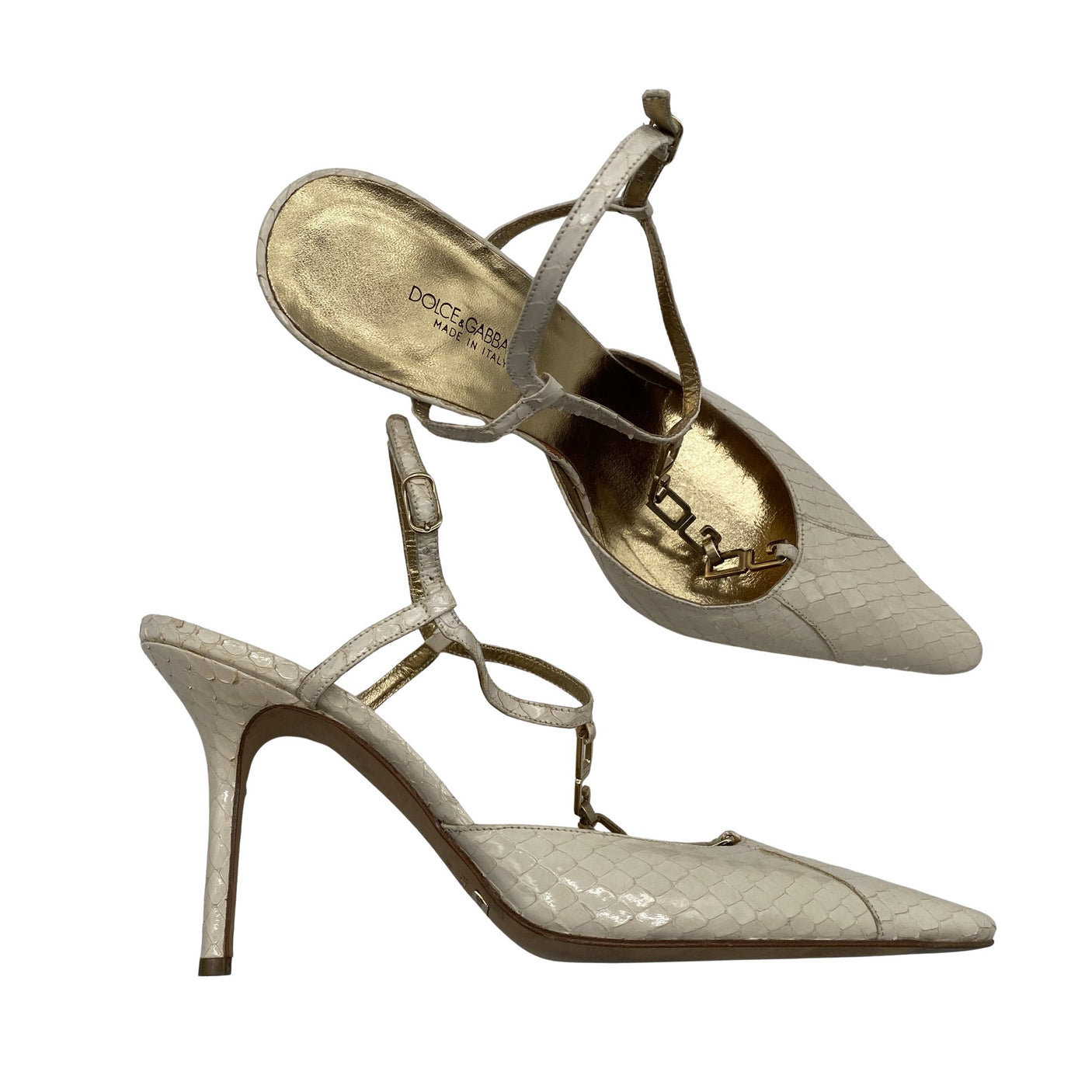 Unisex Dolce&Gabbana - High heels, size 38 - Beige (1)