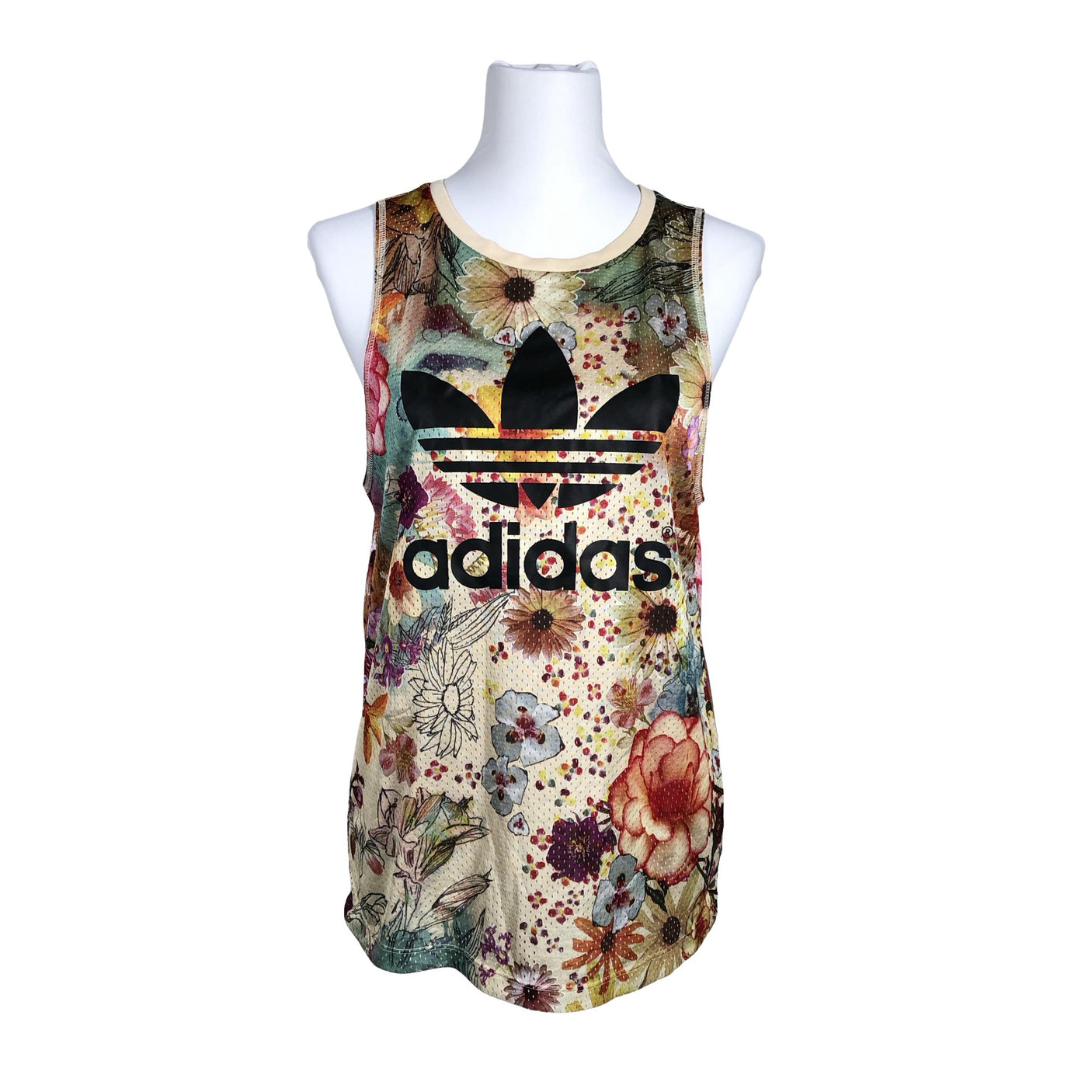 Unisex Adidas - Sports top, size 36 - Beige (1)