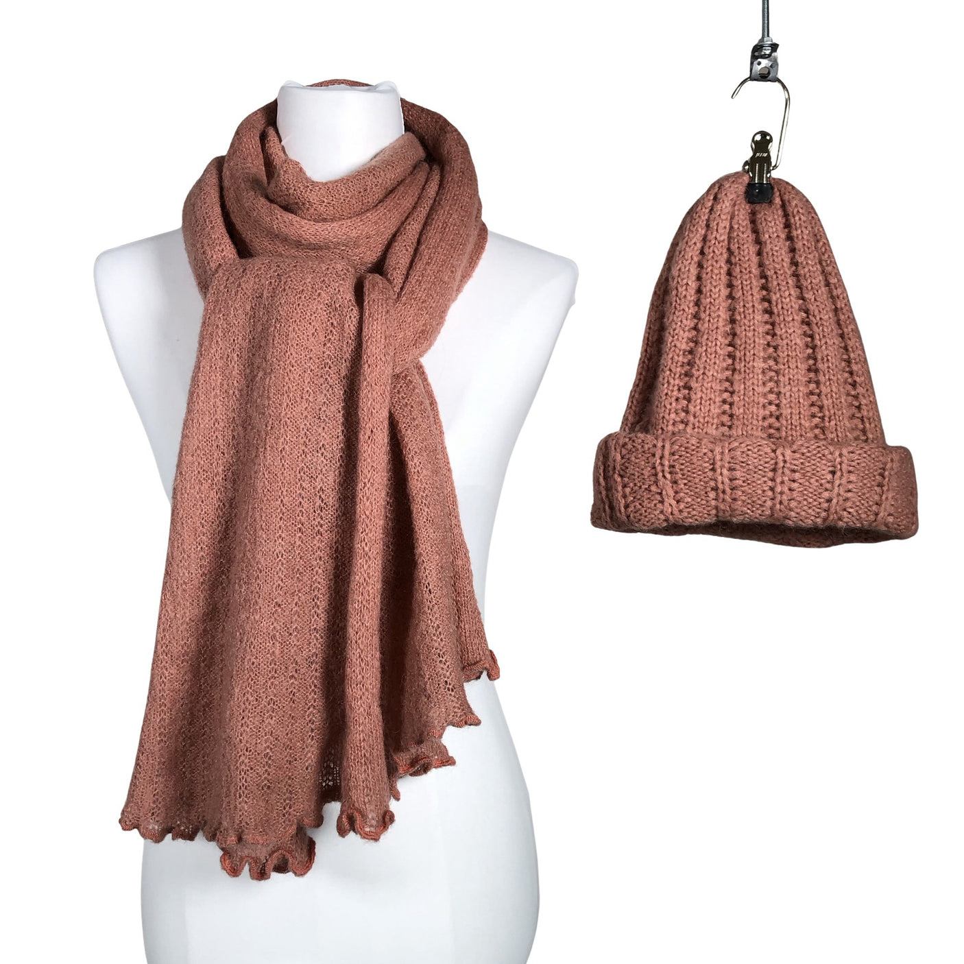 Unisex Global - Scarf, size Ei kokoa - Light pink (1)