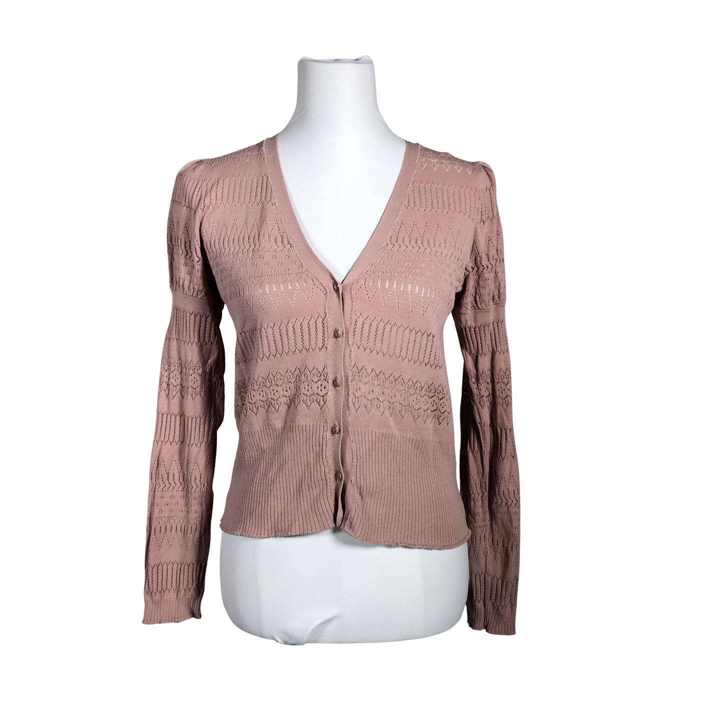 Unisex Noa Noa - Cardigan, size 38 - Light pink (1)
