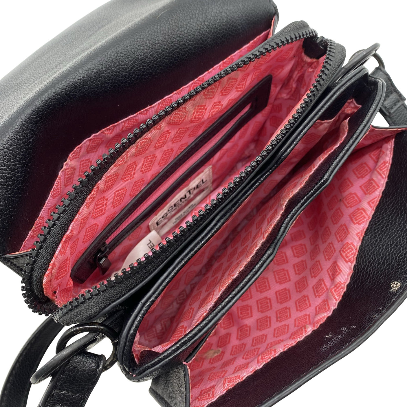 Unisex Essentiel Antwerp - Shoulder bag, size Midi - Black (2)