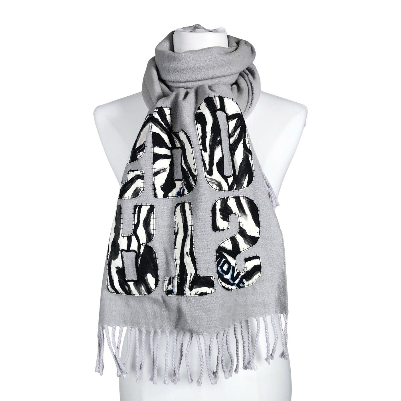 Unisex Marc Cain - Scarf, size Ei kokoa - Gray (1)