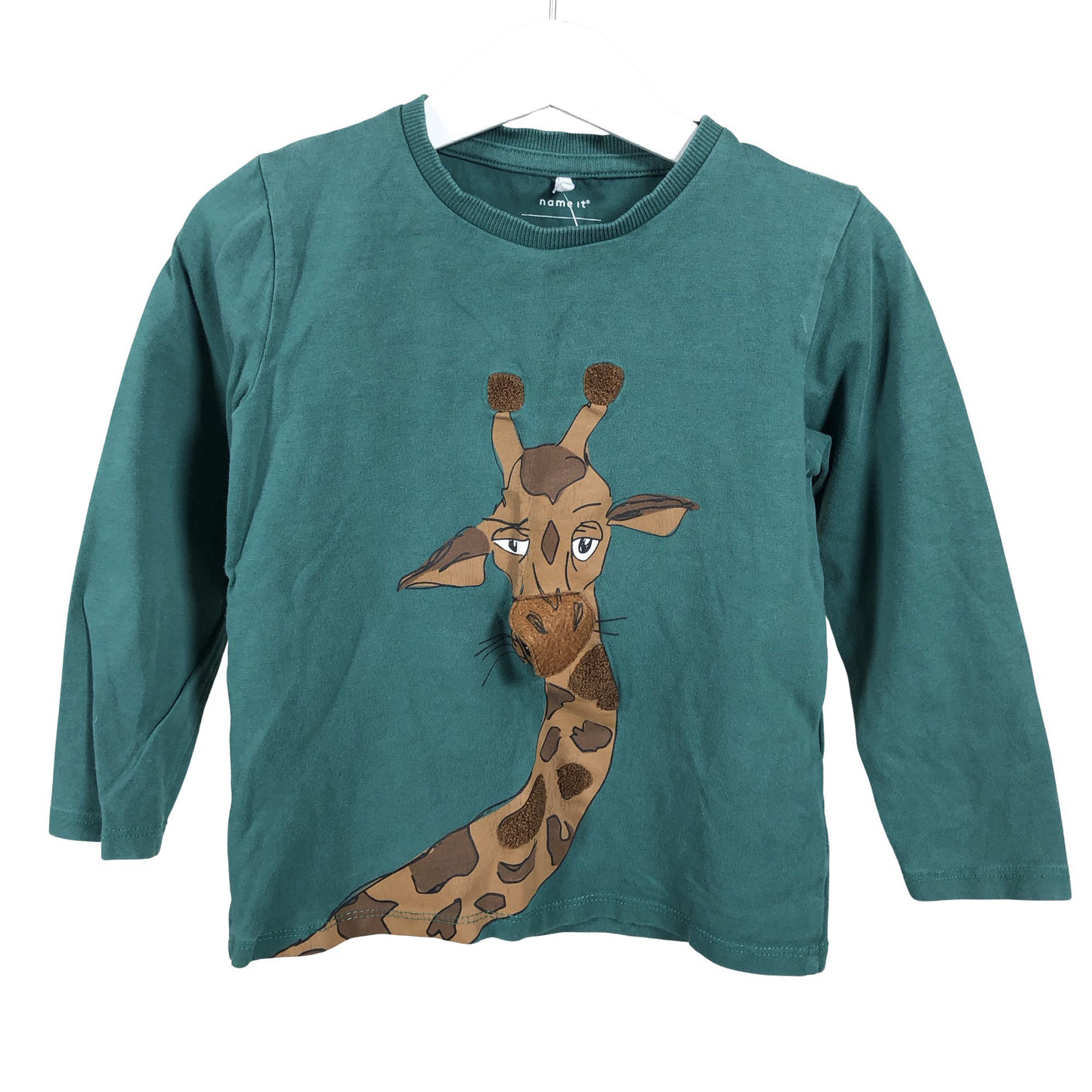 Unisex Name It - Tricot shirt, size 98 - 104 - Green (1)