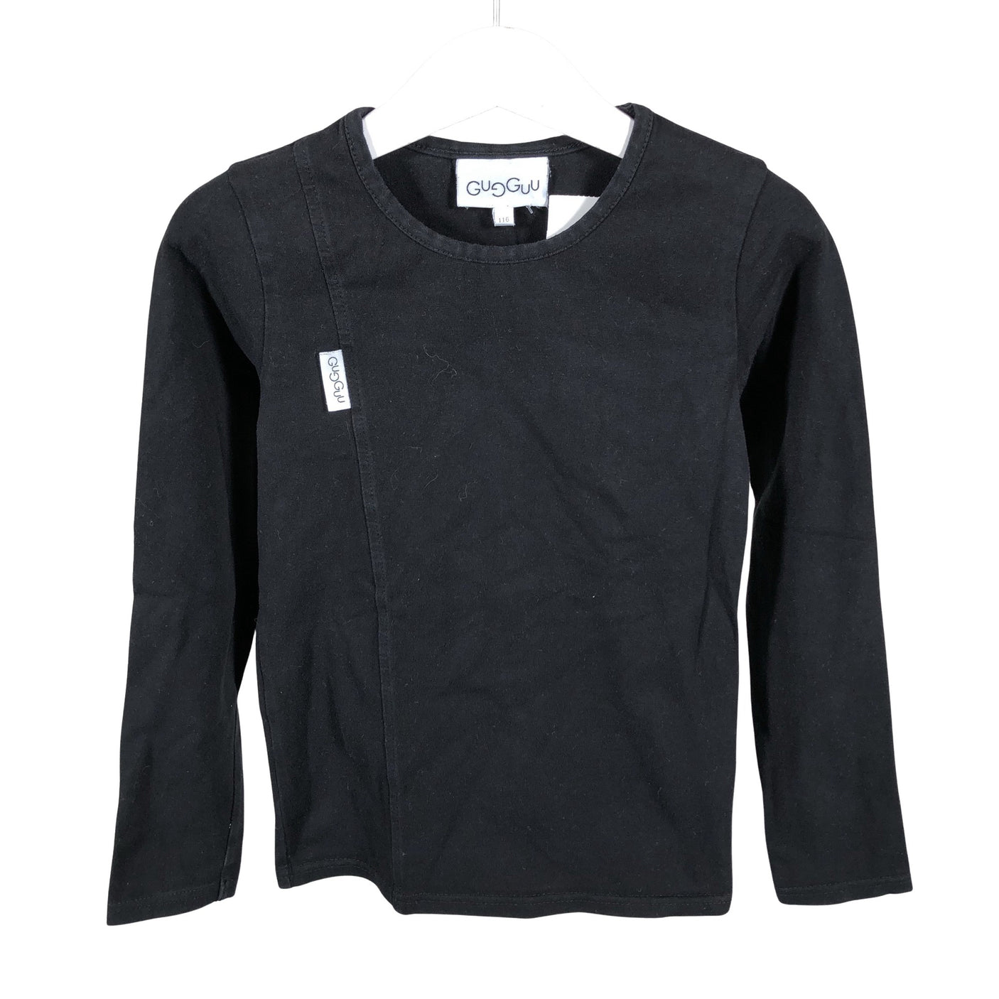 Unisex Gugguu - Tricot shirt, size 110 - 116 - Black (1)