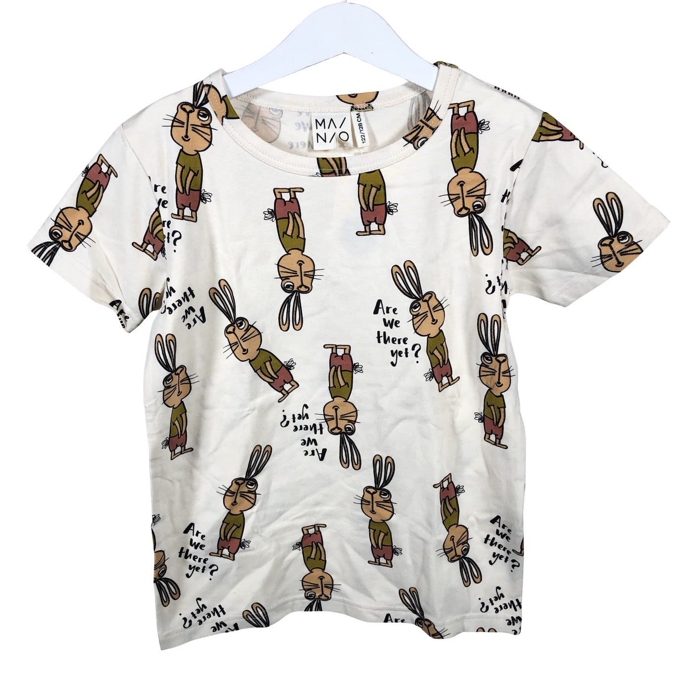 Unisex Mainio - T-shirt, size 122 - 128 - Natural white (1)