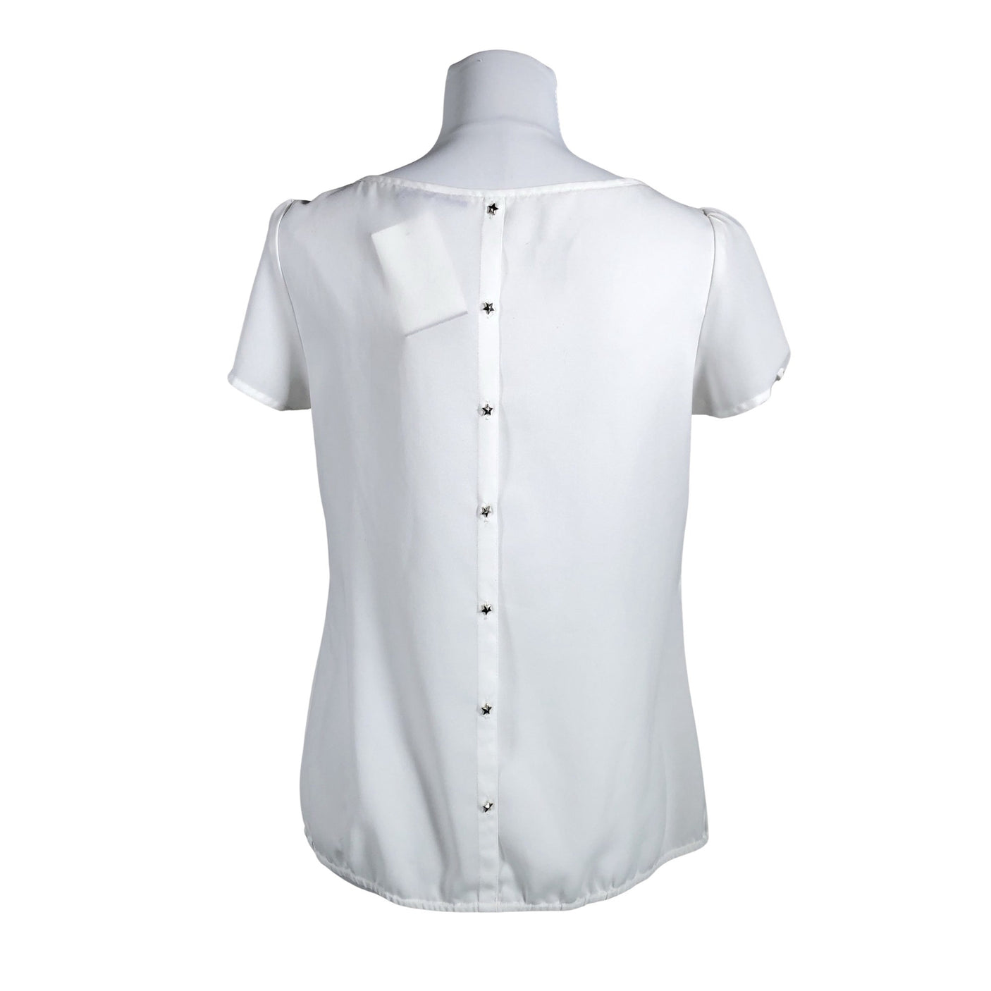 Unisex Mexx - Short-sleeved blouse, size 36 - White (2)