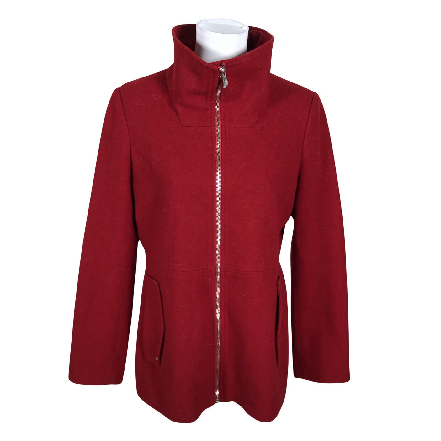 Unisex Esprit - Wool coat, size 38 - Red (1)