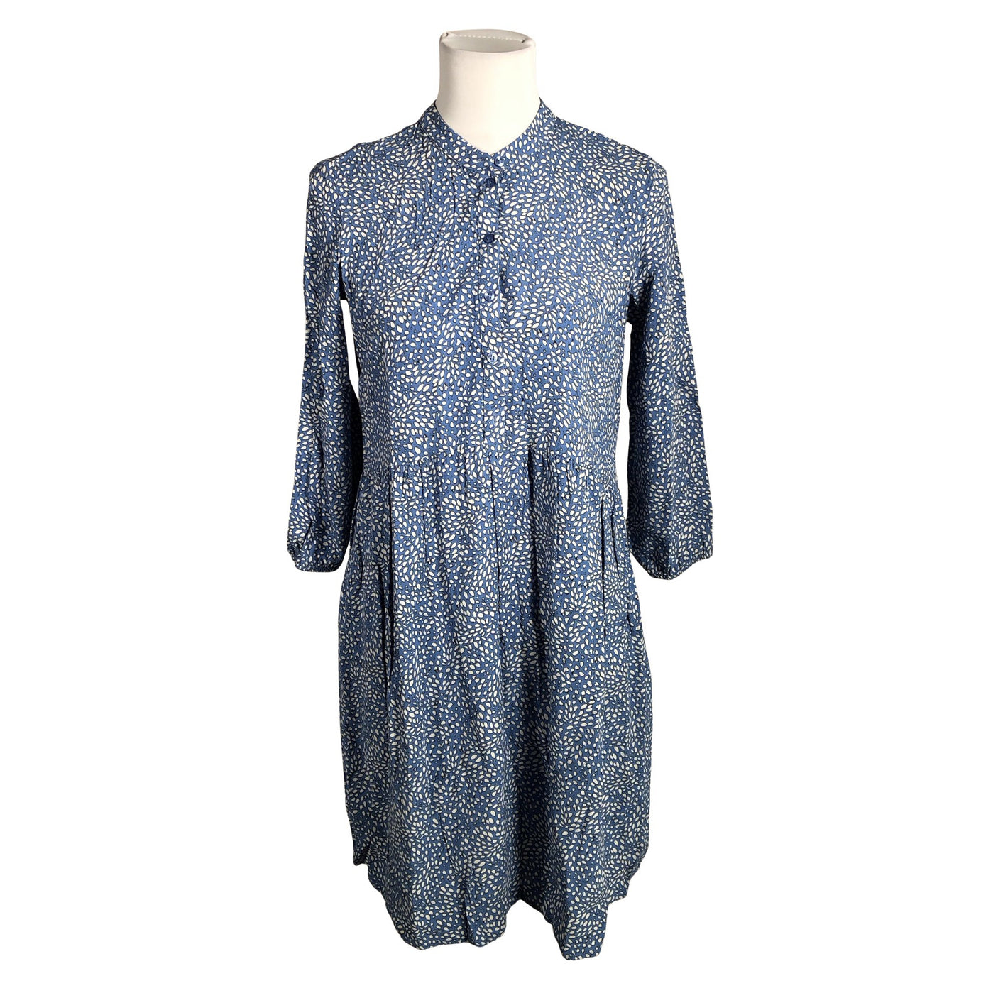 Unisex Esprit - Schiffon dress, size 34 - Blue (1)