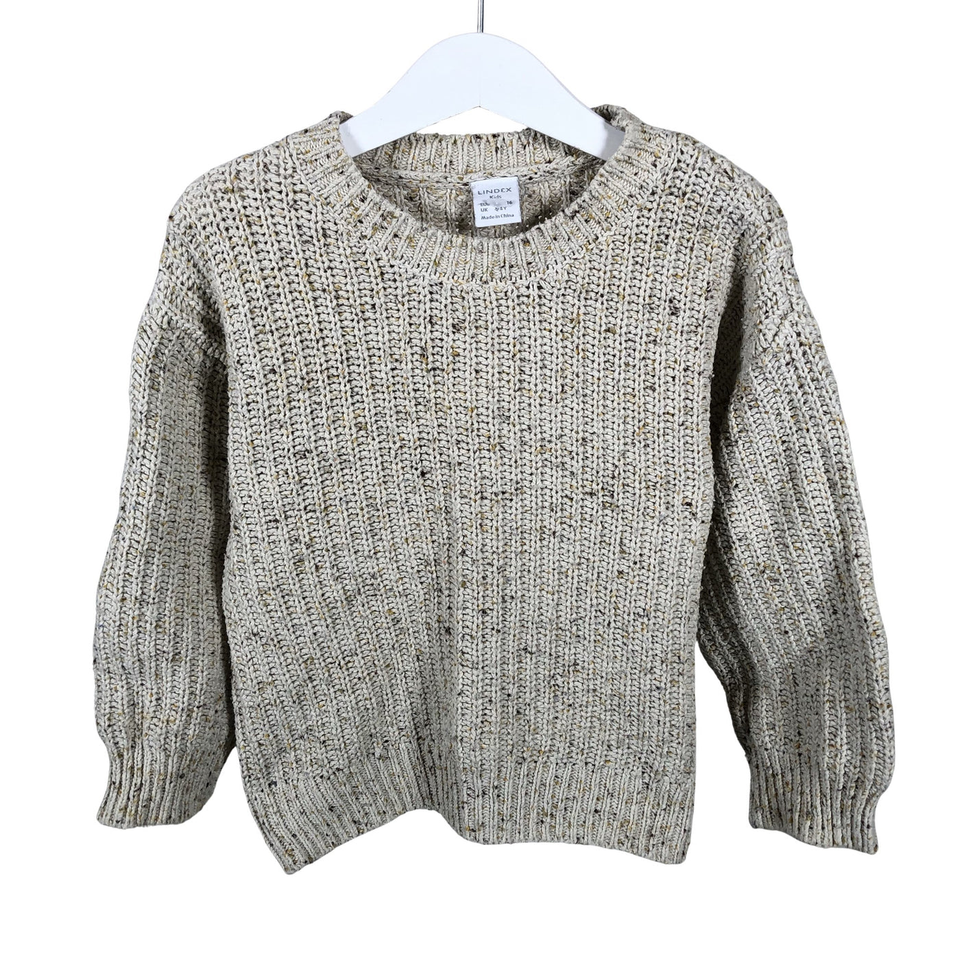 Unisex Lindex - Sweater, size 110 - 116 - Beige (1)