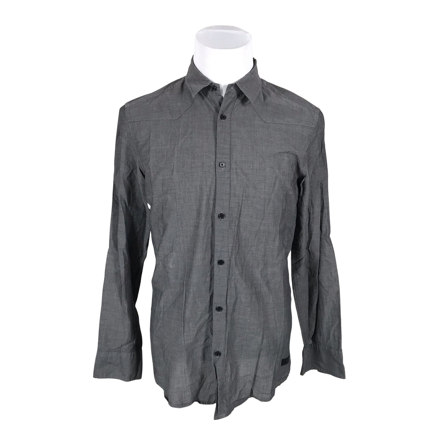 Unisex Tiger of Sweden - Collared shirt, size M - Gray (5)