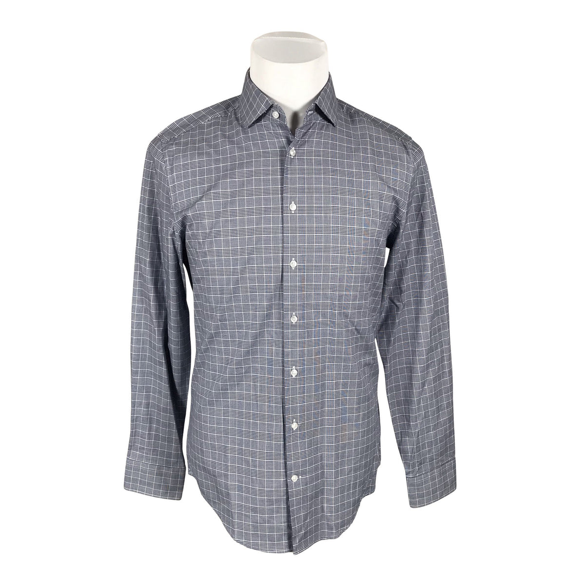 Unisex Seidensticker - Collared shirt, size M - Blue (1)