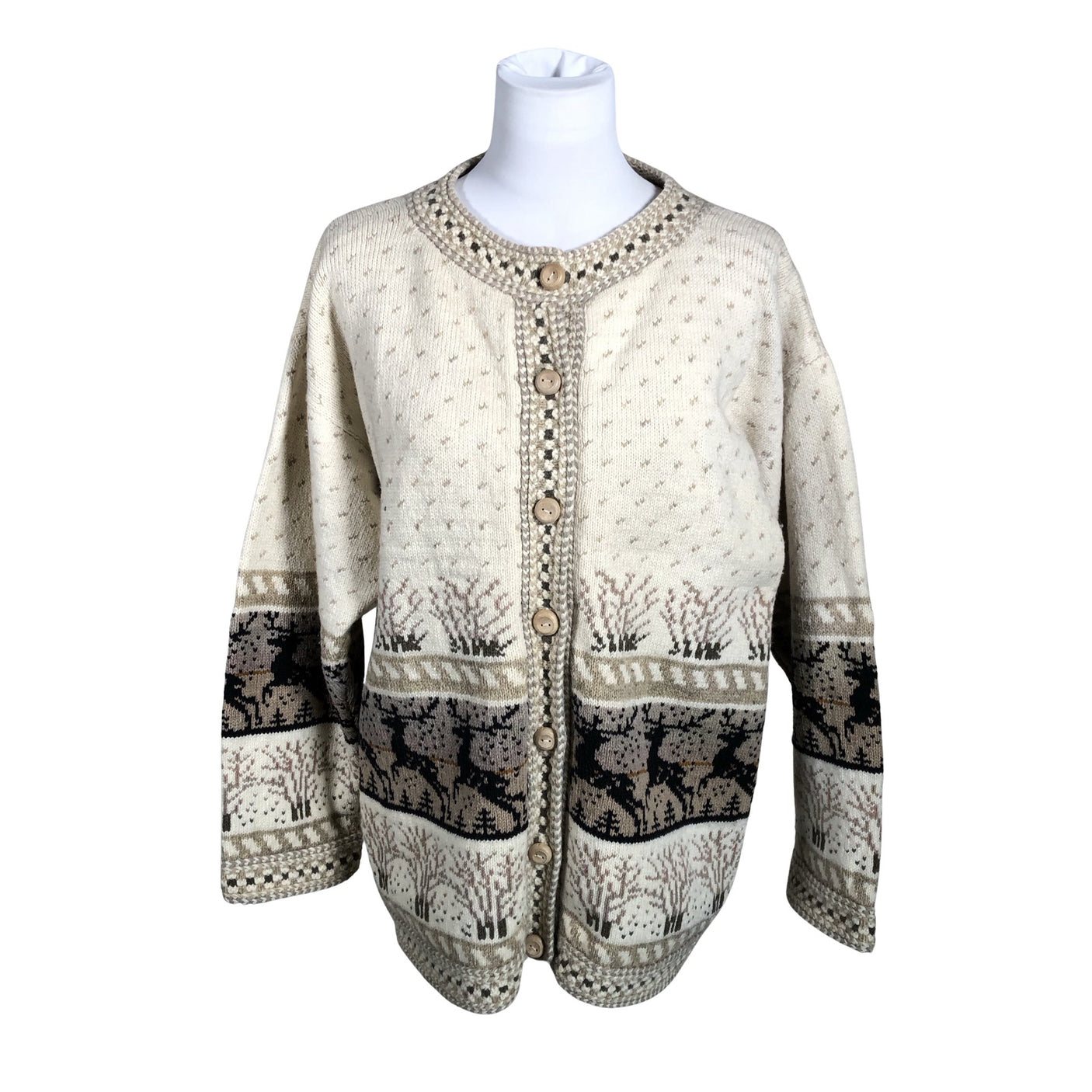 Unisex Handmade - Cardigan, size 42 - Beige (1)
