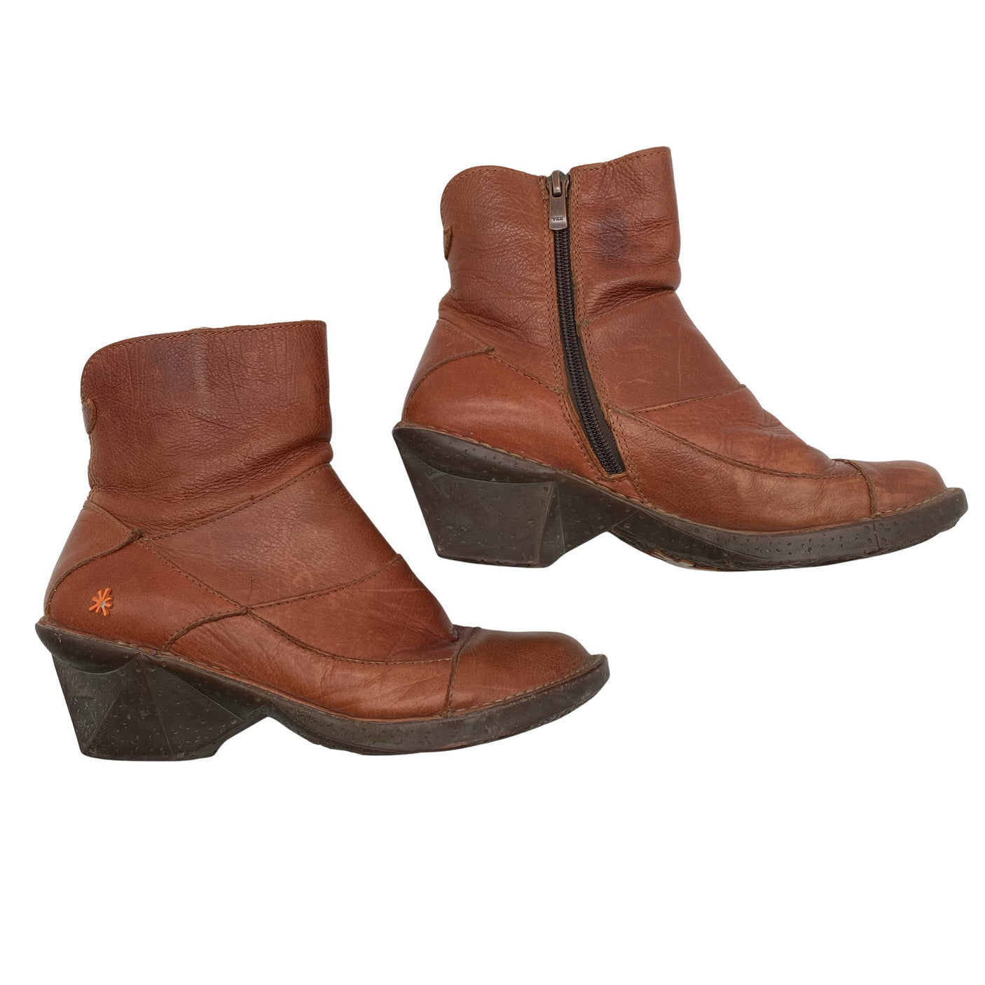 Unisex Art - Ankle boots, size 39 - Brown (1)