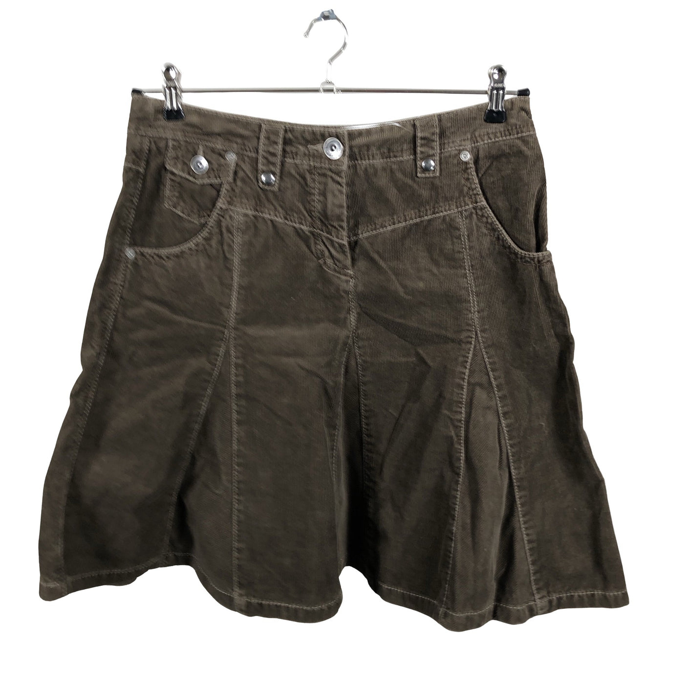 Unisex Esprit - Fabric skirt, size 38 - Brown (1)