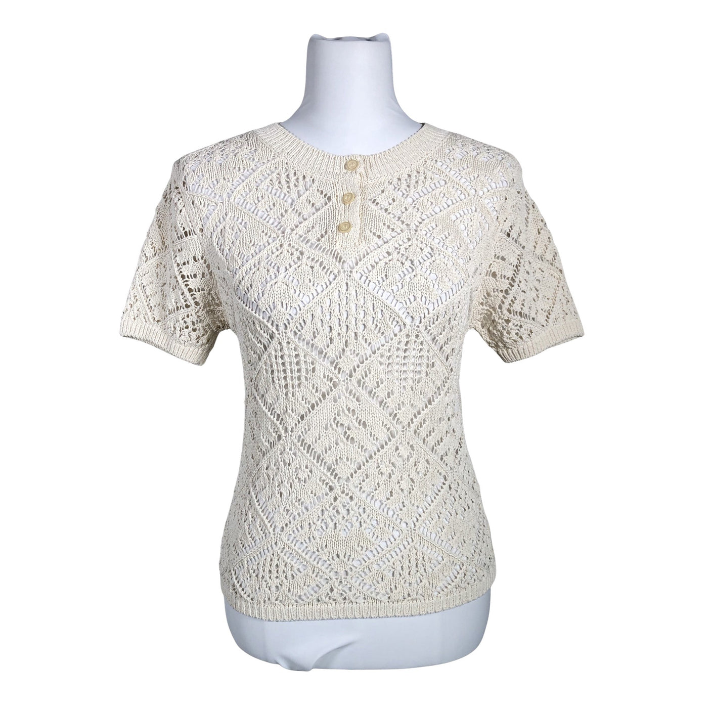 Unisex Lindex - Sweater, size 38 - Natural white (1)