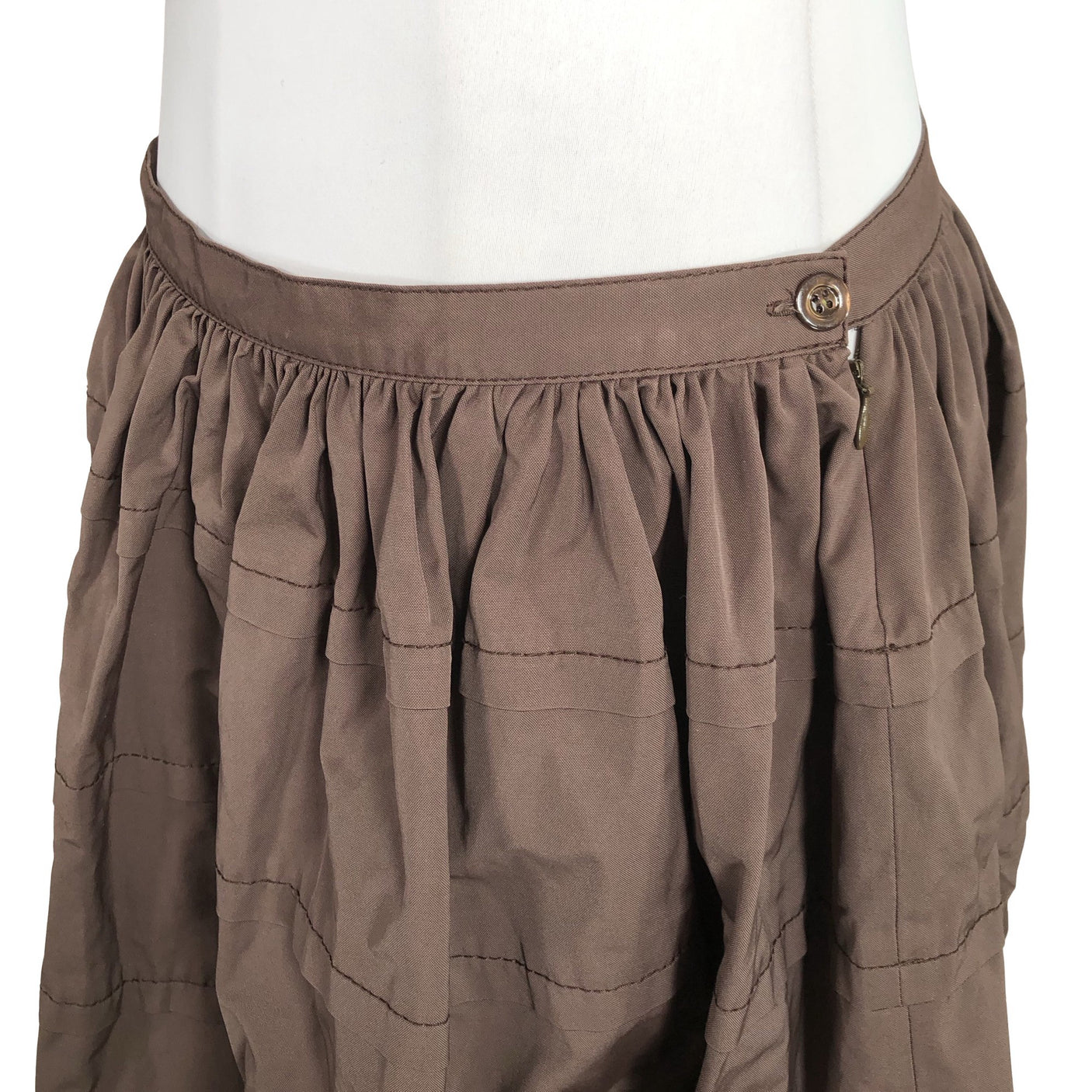 Unisex Red Valentino - Fabric skirt, size 40 - Brown (3)