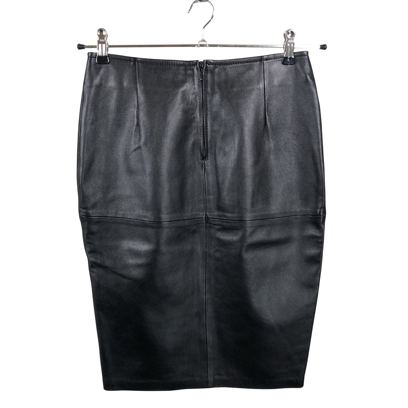 Unisex Benetton - Leather skirt, size 36 - Black (2)