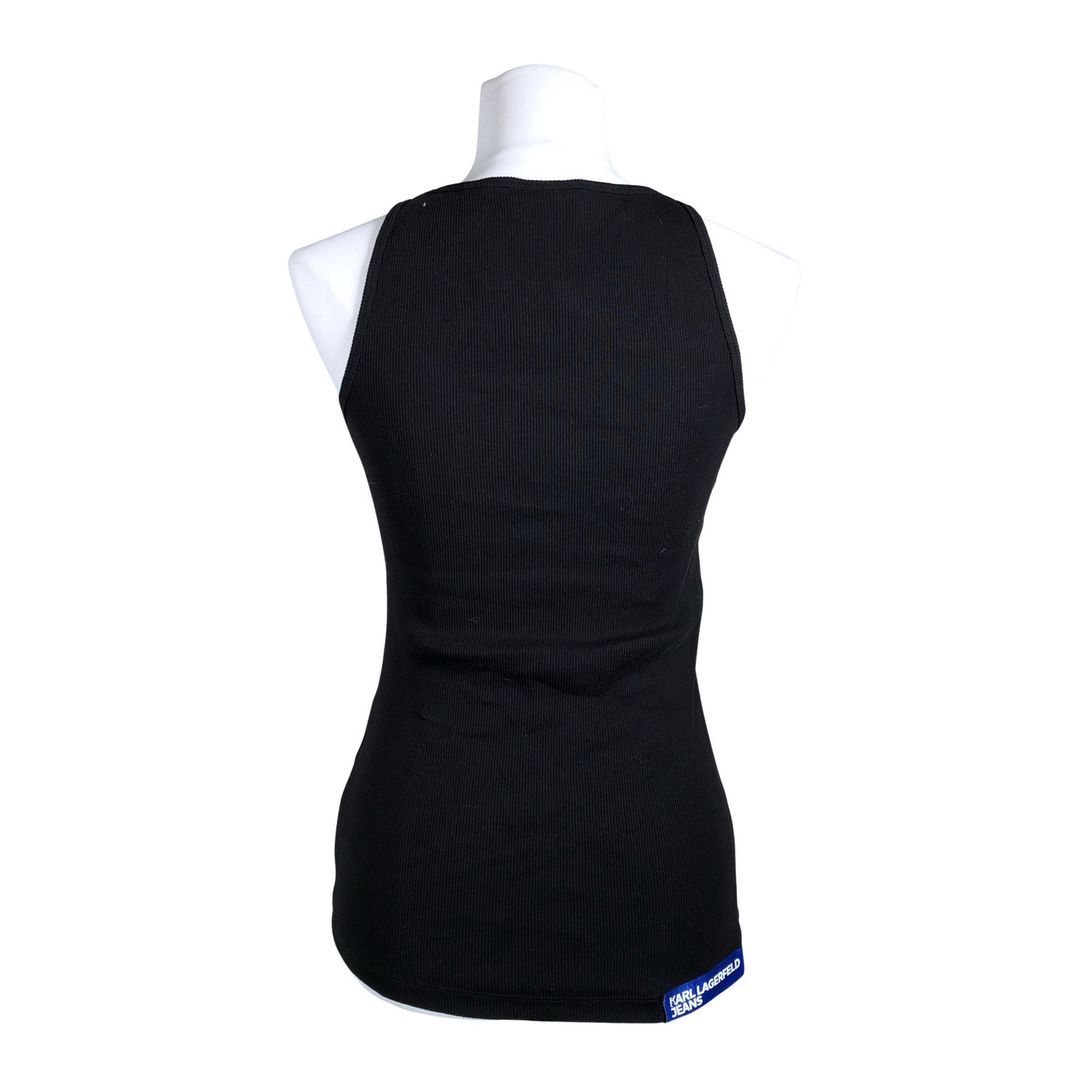 Unisex Karl Lagerfeld - Tricot tank top, size 40 - Black (2)