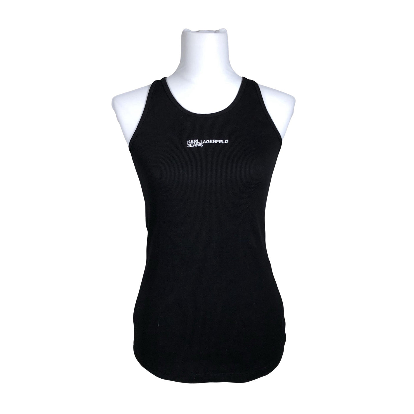 Unisex Karl Lagerfeld - Tricot tank top, size 40 - Black (1)