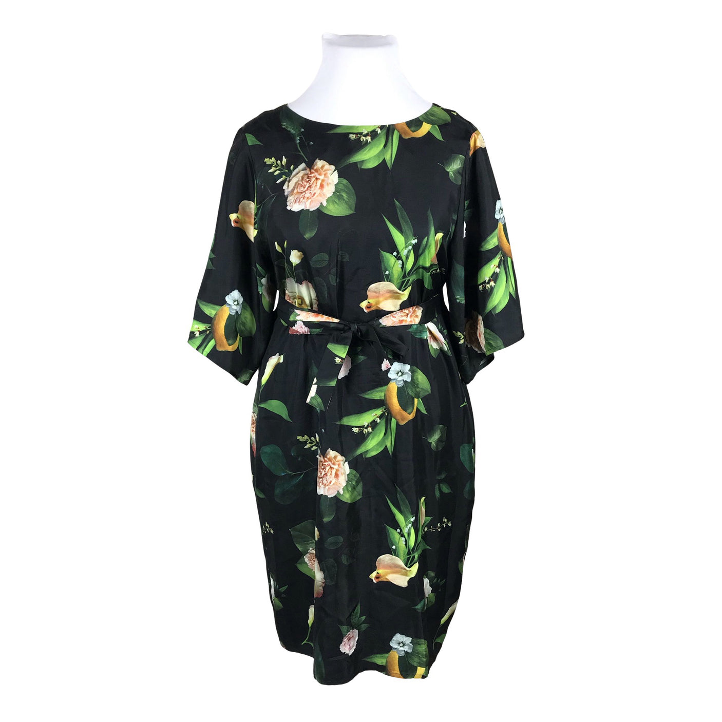 Unisex Uhana Design - Schiffon dress, size 42 - Black (1)