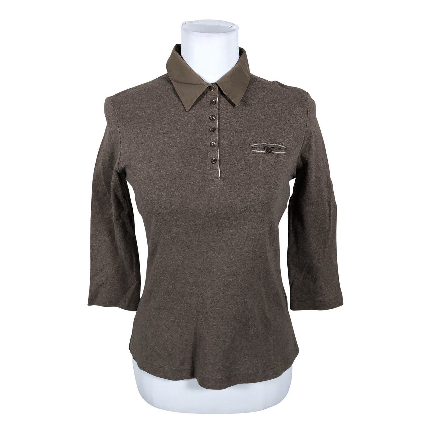 Unisex Gerry Weber - Tricot shirt, size 36 - Brown (1)