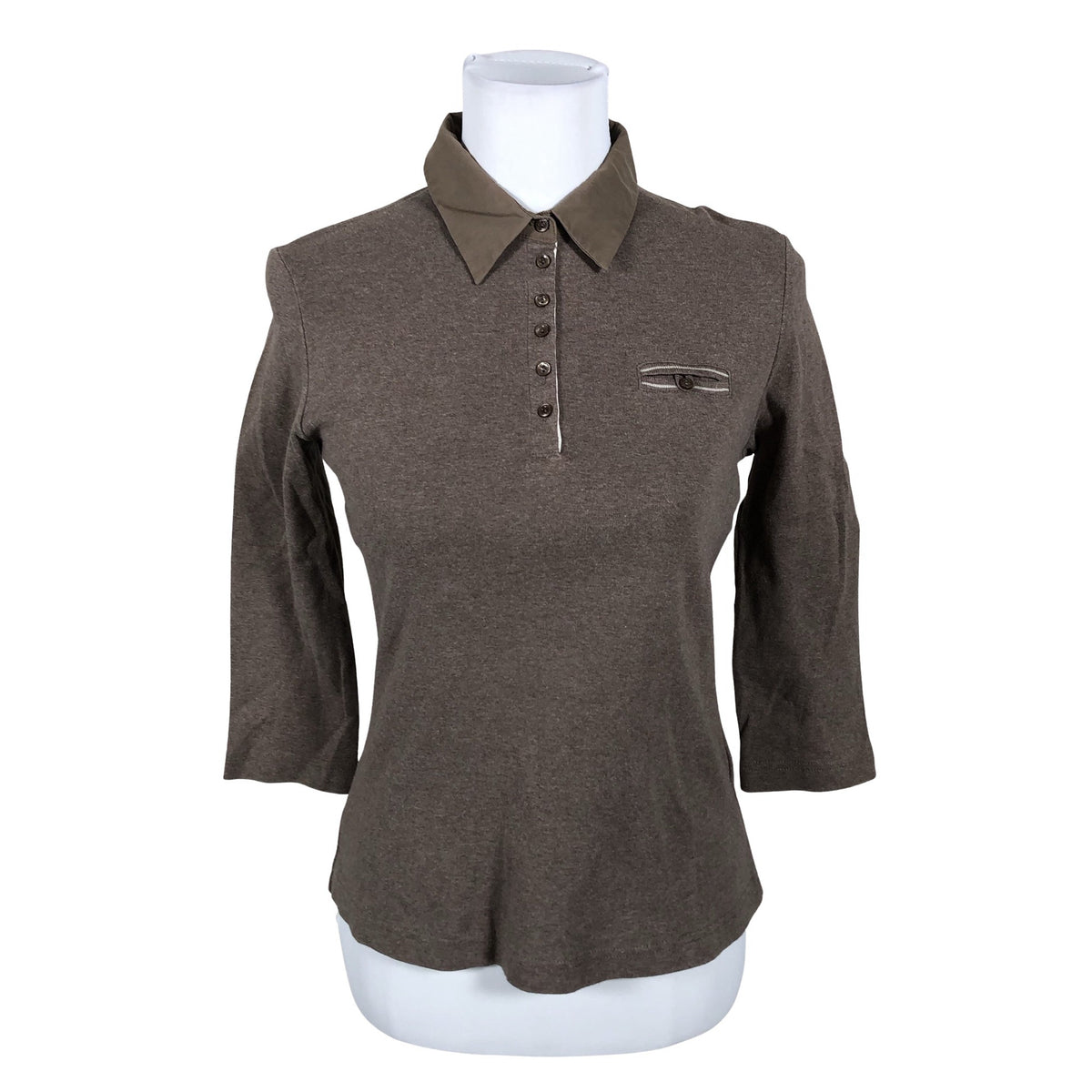 Unisex Gerry Weber - Tricot shirt, size 36 - Brown (1)