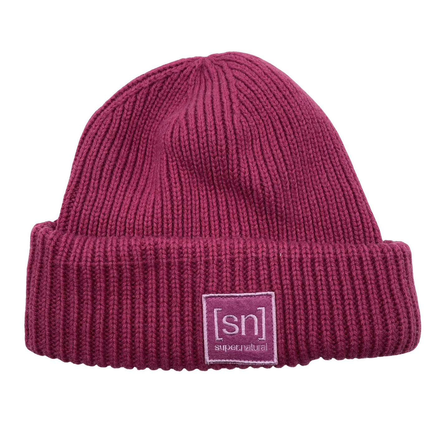 Unisex Super.natural - Winter beanie, size 56 - 58 cm - Pink (1)