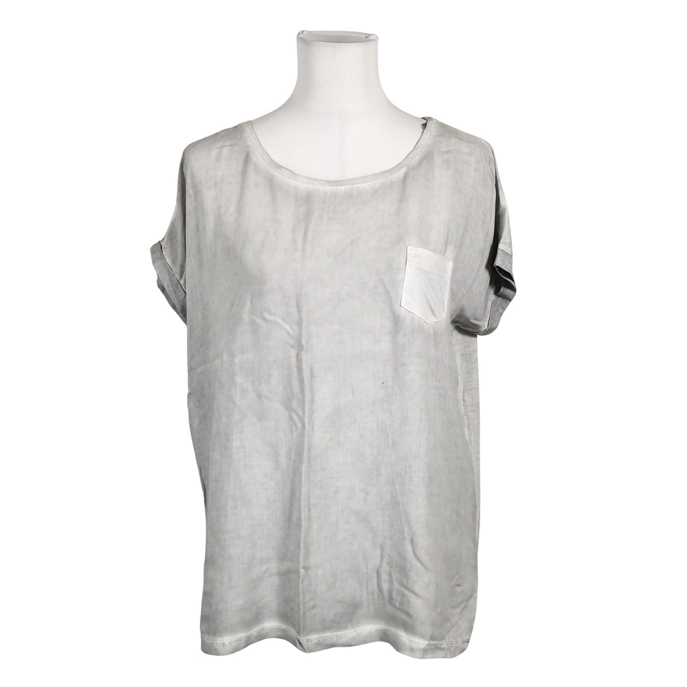 Unisex Esprit - Short-sleeved blouse, size 40 - Gray (1)