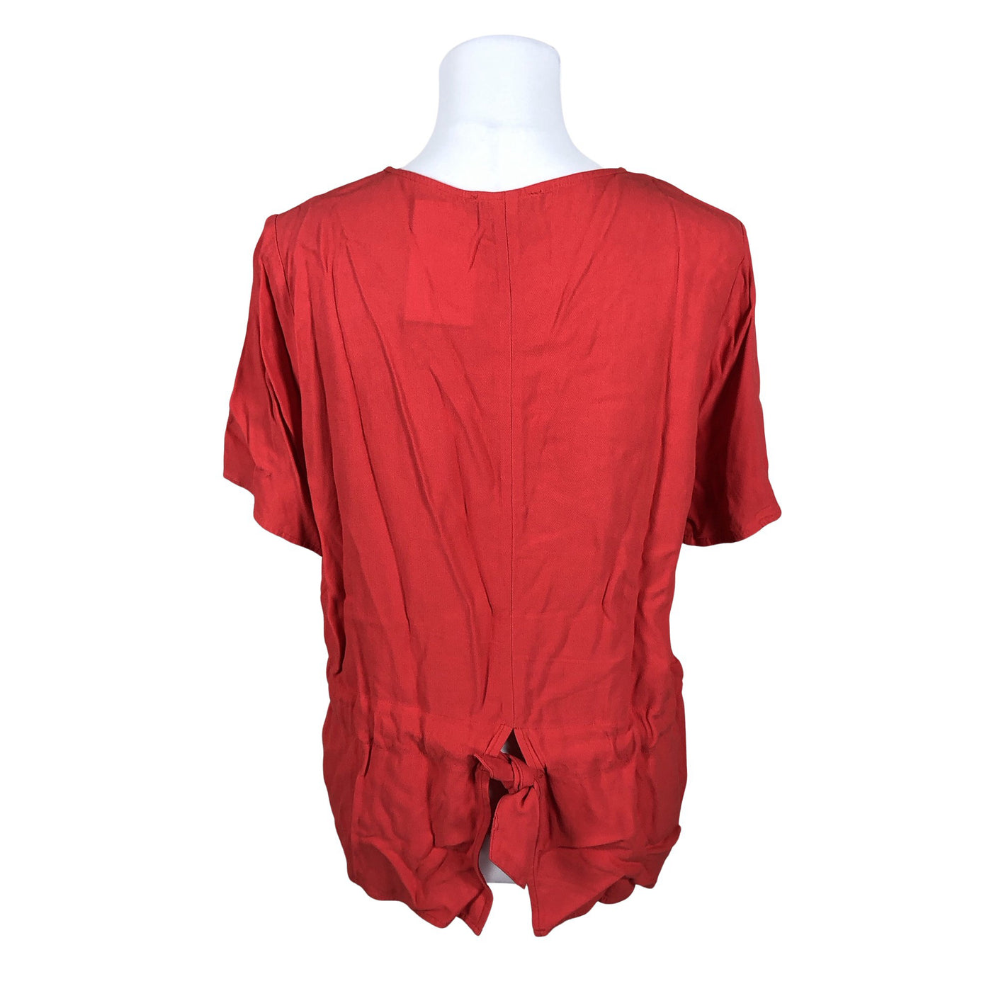 Unisex Selected - Short-sleeved blouse, size 40 - Red (2)