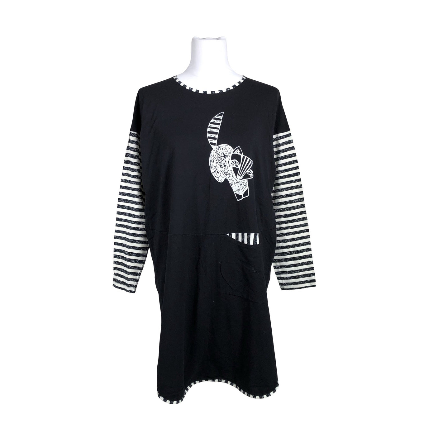 Unisex Nanso - Tricot dress, size 36 - Black (1)