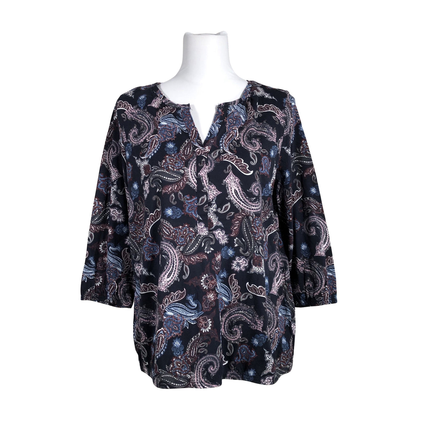 Unisex Soyaconcept - Tricot shirt, size 40 - Blue (1)