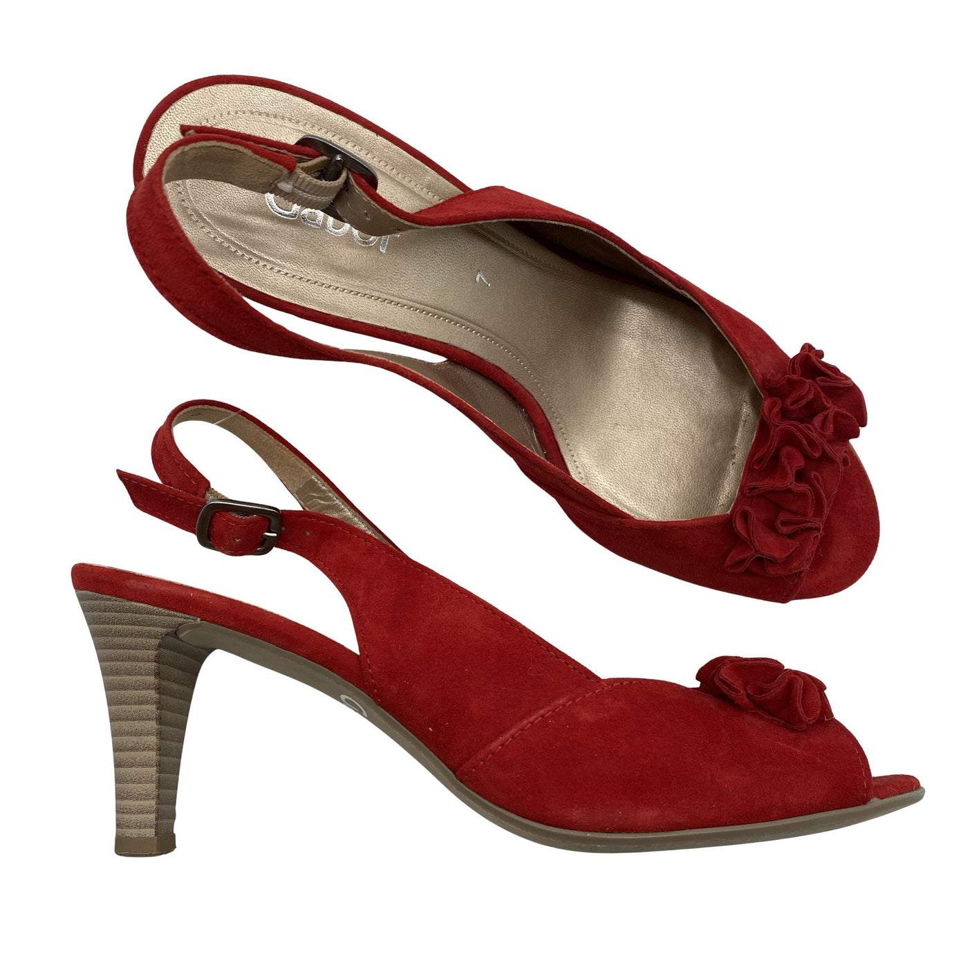 Unisex Gabor - High heels, size 40 - Red (1)