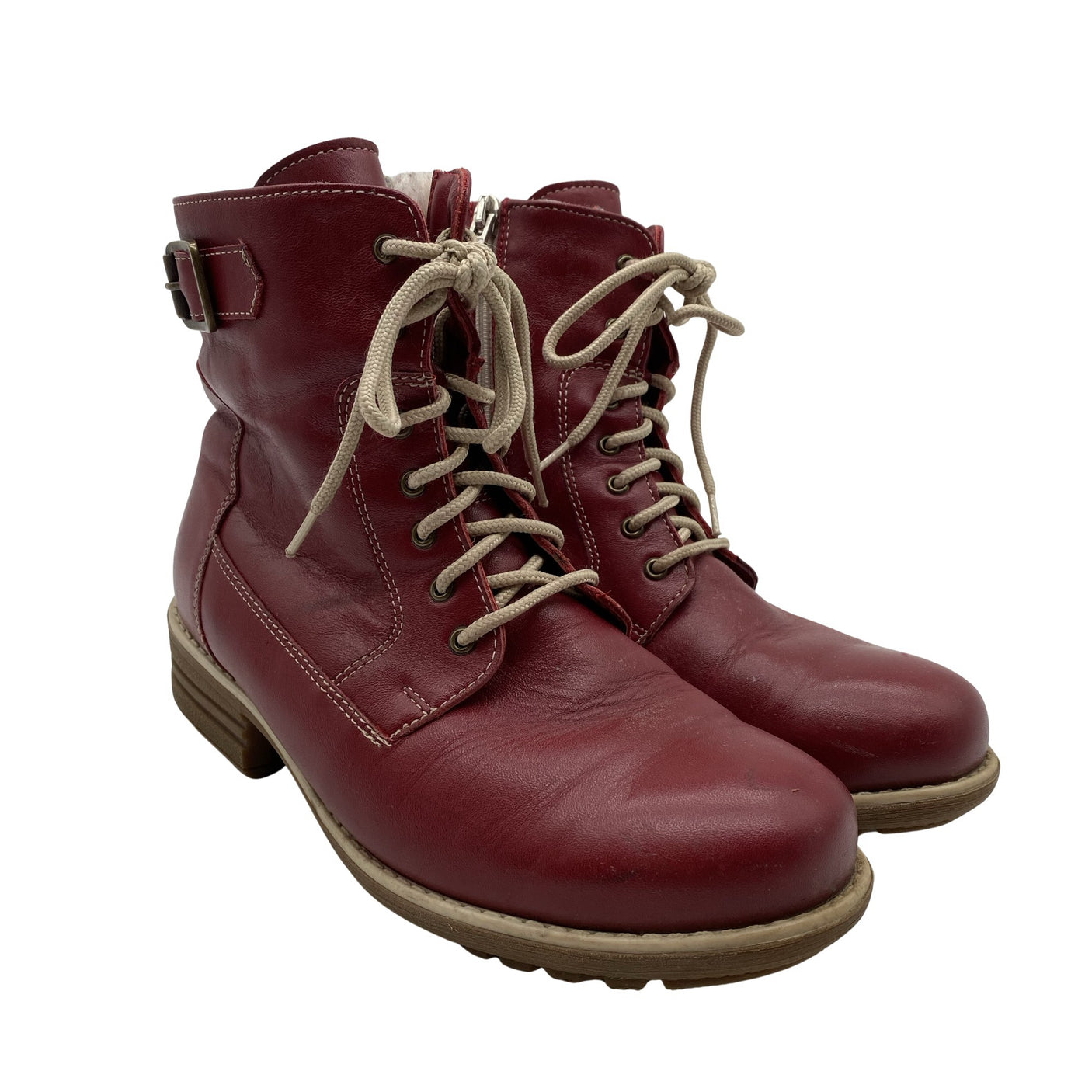 Unisex Janita - Winter shoes, size 38 - Red (2)