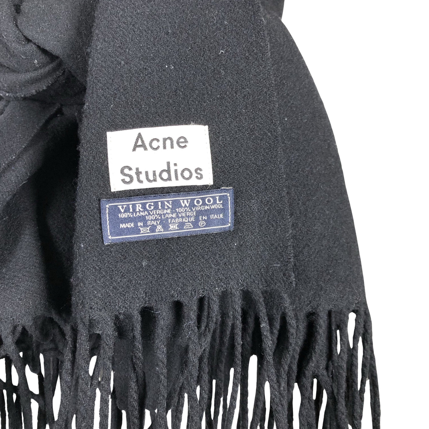 Unisex Acne Studios - Scarf, size Ei kokoa - Black (2)