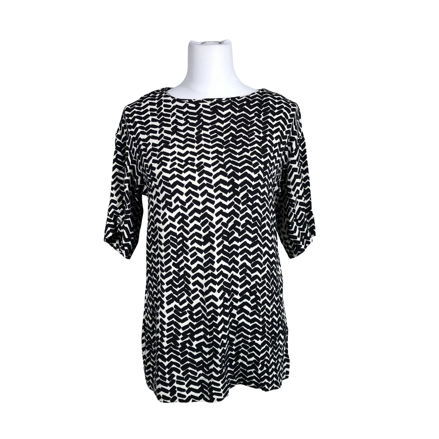 Unisex Marimekko - Short-sleeved blouse, size 34 - Black (1)