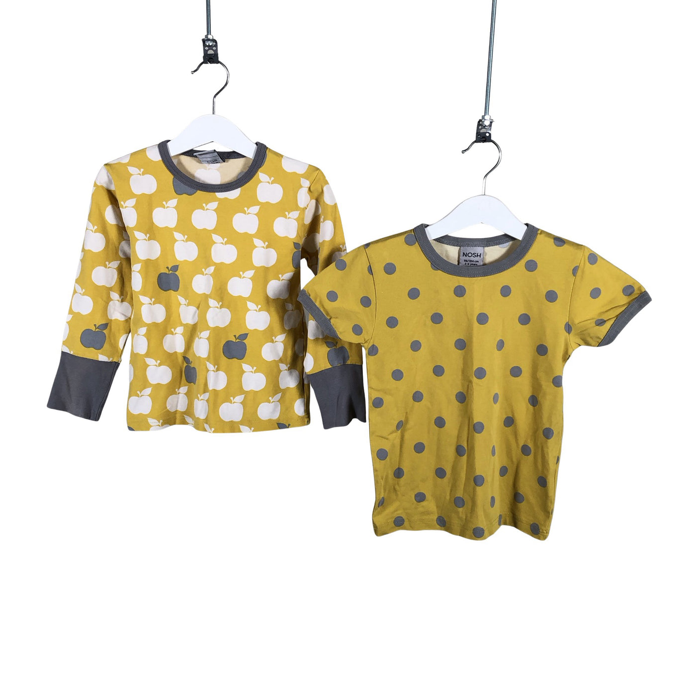 Unisex NOSH - Tricot shirt, size 98 - 104 - Yellow (1)