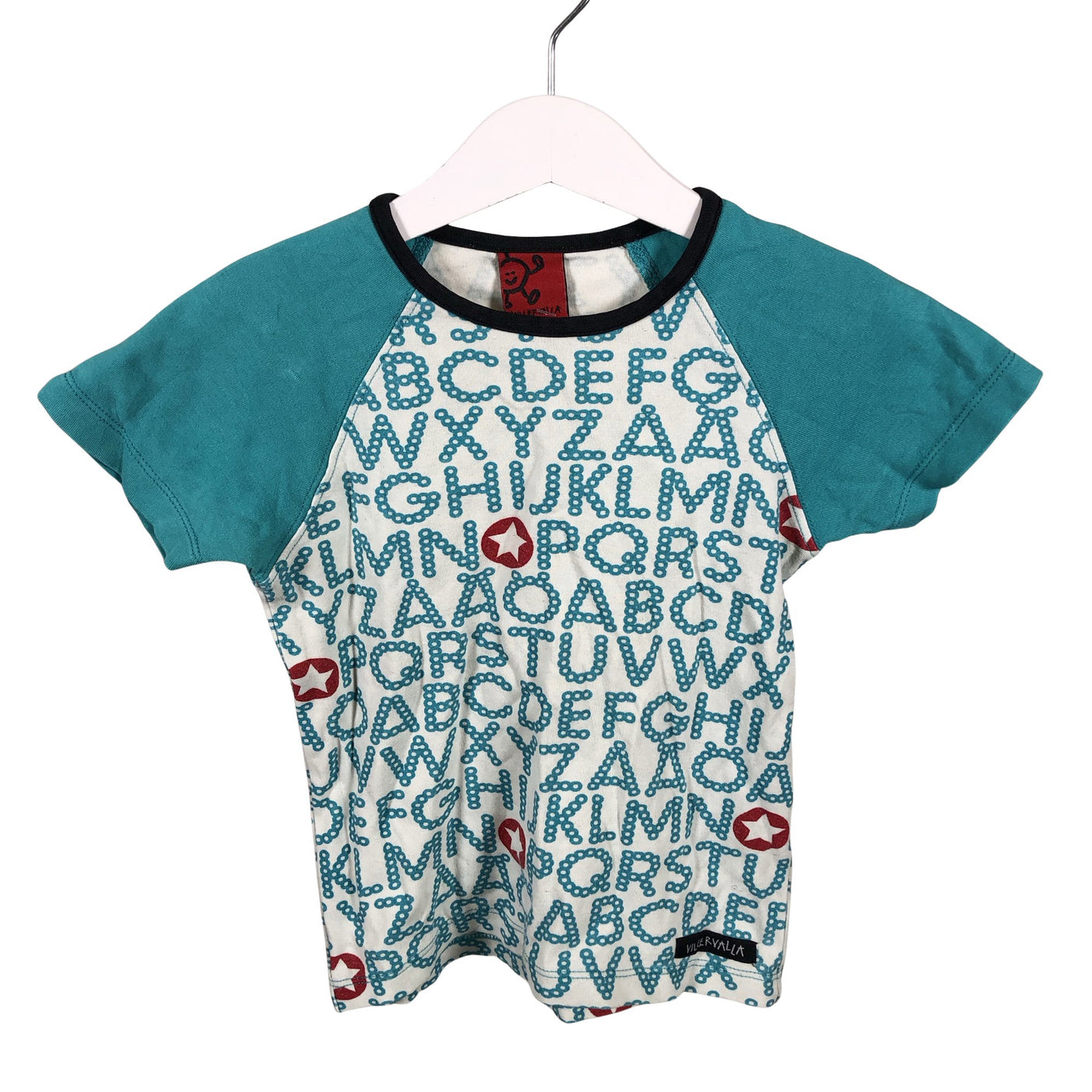Unisex Villervalla - T-shirt, size 92 - 98 - Turquoise (1)