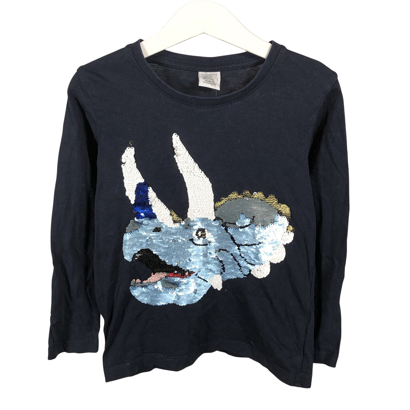 Unisex Lindex - Tricot shirt, size 110 - 116 - Blue (1)