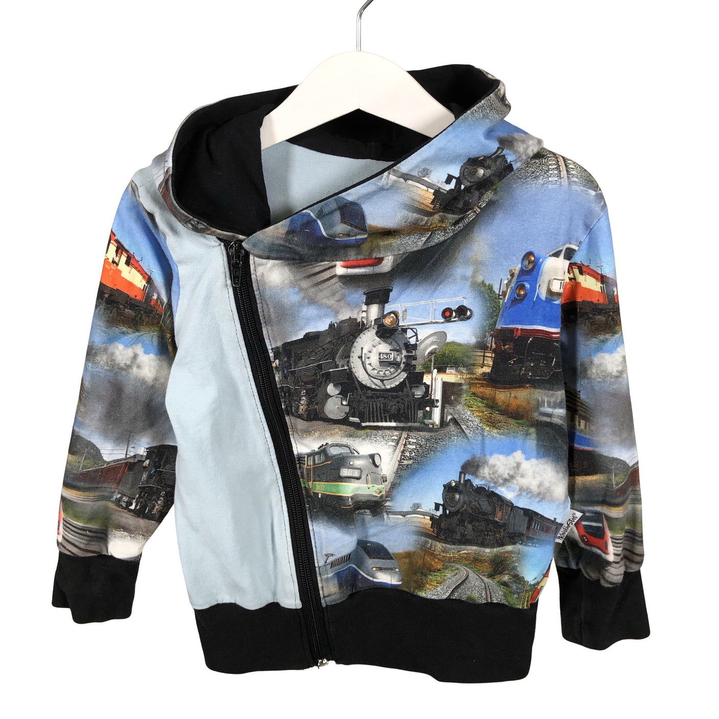 Unisex Handmade - Hoodie, size 86 - 92 - Blue (1)