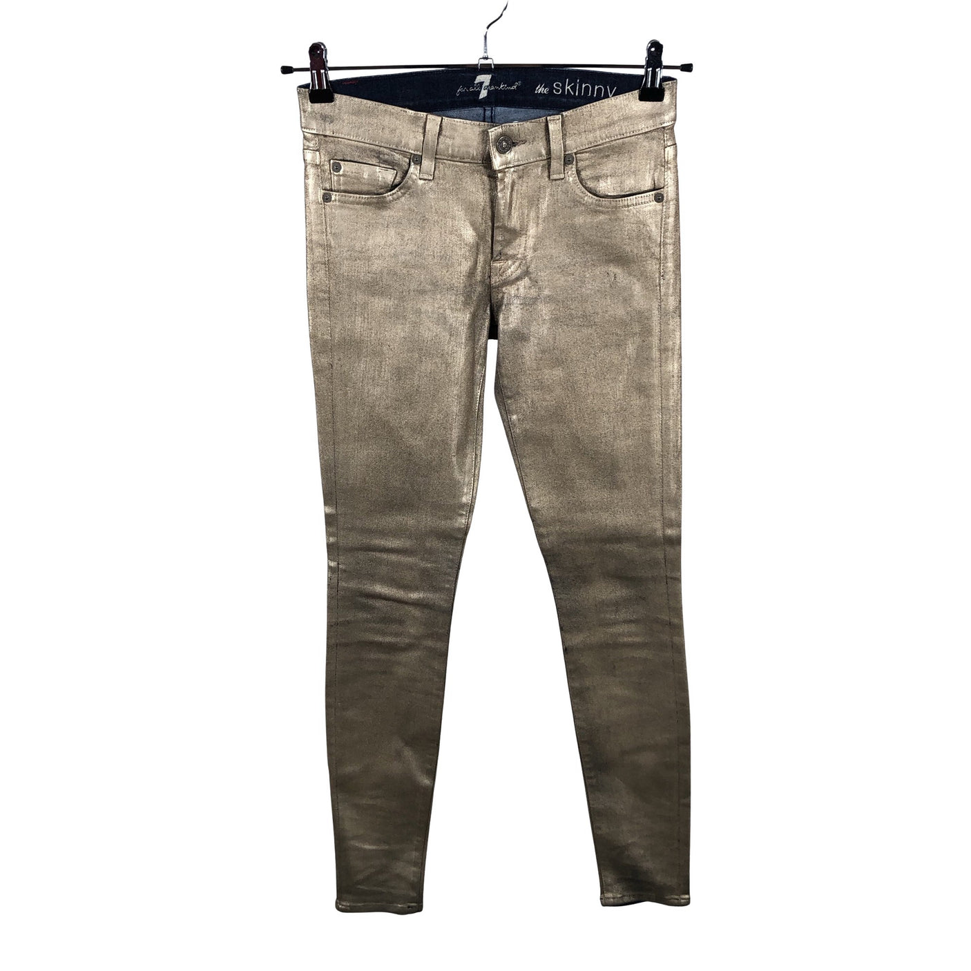 Unisex 7 for all mankind - Jeans, size W27 - Gold (1)