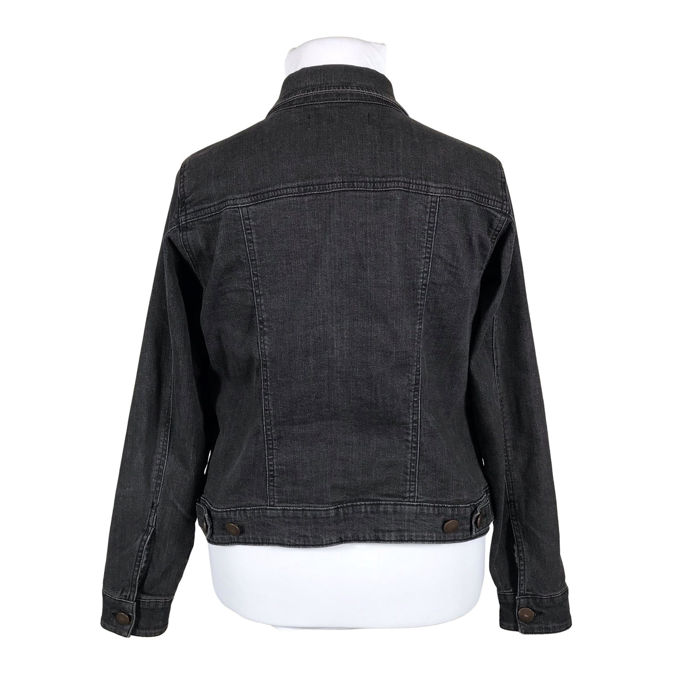 Unisex Zizzi - Denim jacket, size 42 - Gray (2)