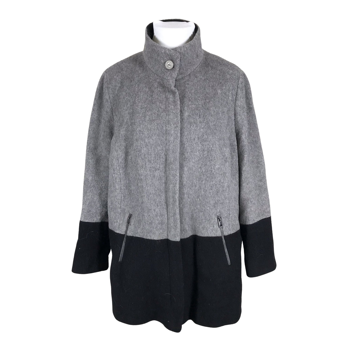 Unisex Gerry Weber - Wool coat, size 48 - Gray (1)