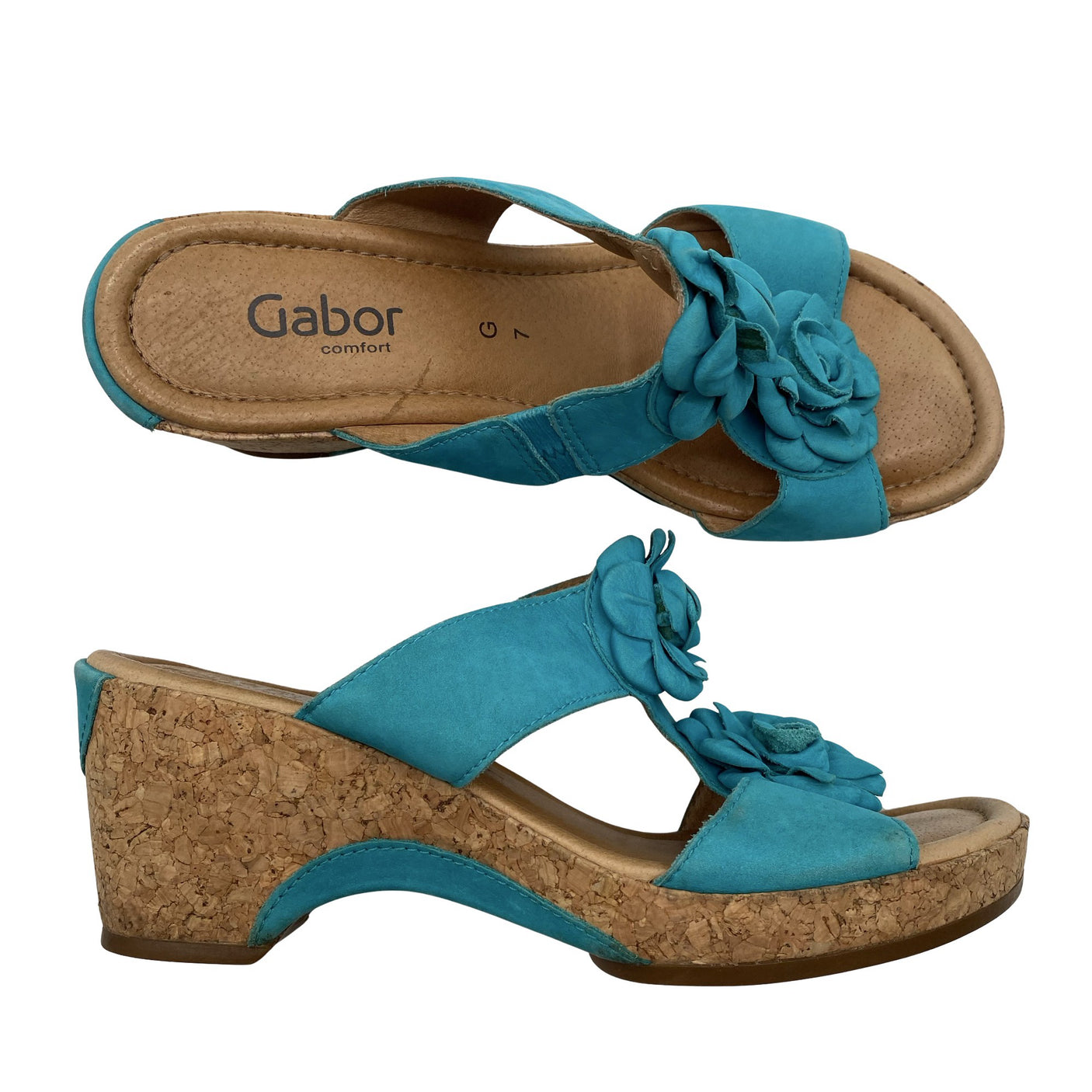Unisex Gabor - Heeled sandals, size 40 - Blue (1)
