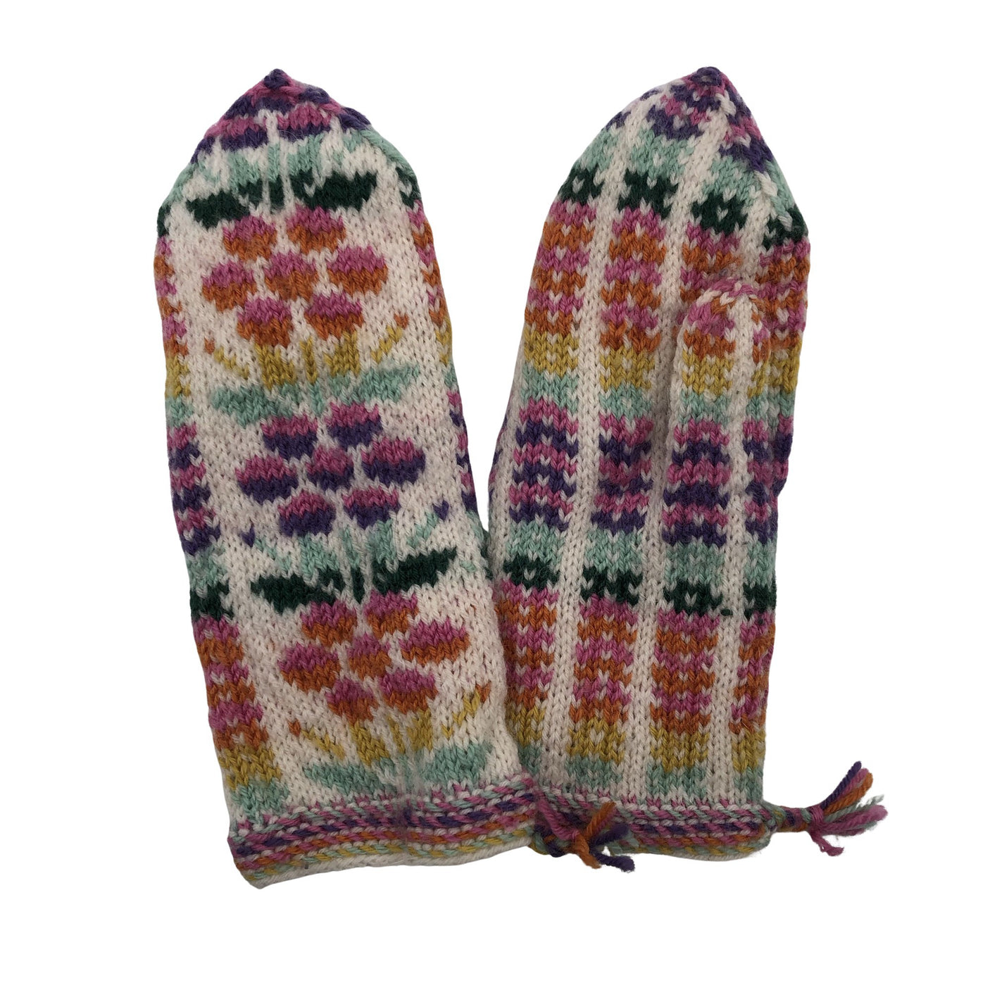 Unisex Handmade - Mittens, size Ei kokoa - White (1)